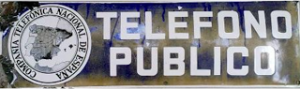 placa telefono 1930