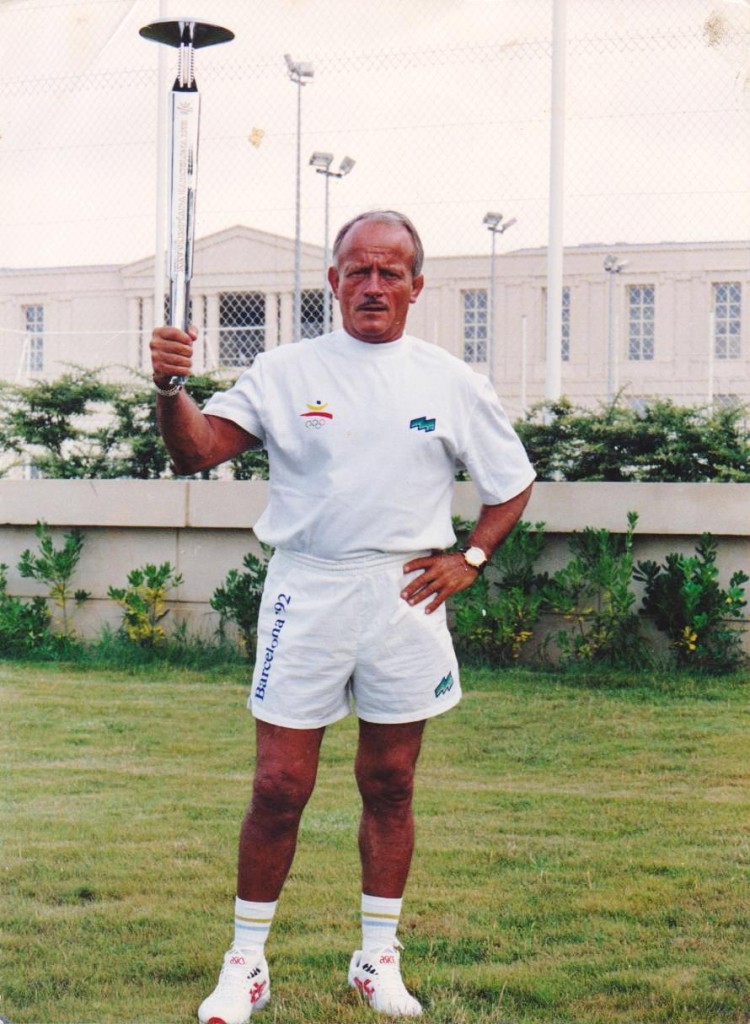 Antoni Olmo lluitador del pés gall, Campió de Catalunya i d’Espanya durant tota la dècada dels 1960's.