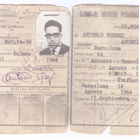 carnet de taxista, 1964