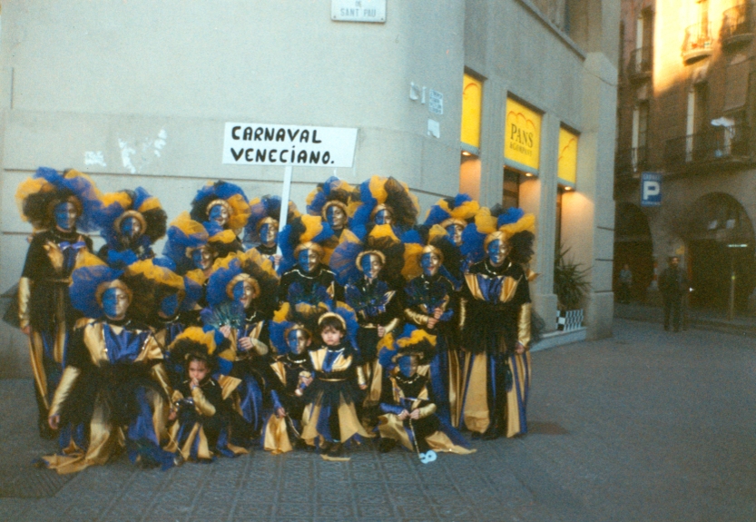 Foto de grup, Carnaval Veneciano1995.